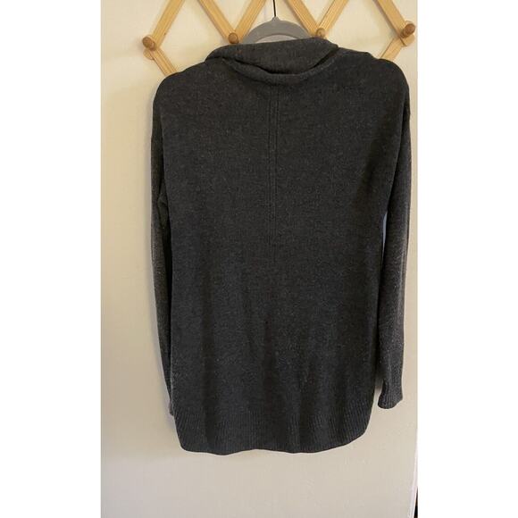 Banana Republic Cardigan Women's XS Gray Merino Wool Blend Knit Side Zip - Picture 6 of 7